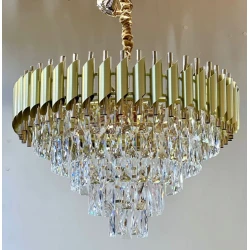 Люстра подвесная ZGH_00663, золотистая, 70х50х45 см Люстра подвесная ZGH_00663, золотистая, 70х50х45 см