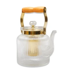 Dəmləmə çaydanı ÜV11, 1000 ml, silindr, şüşə, şəffaf