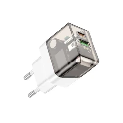 Сетевое зарядное устройство Borofone BA80A 20W, Прозрачный