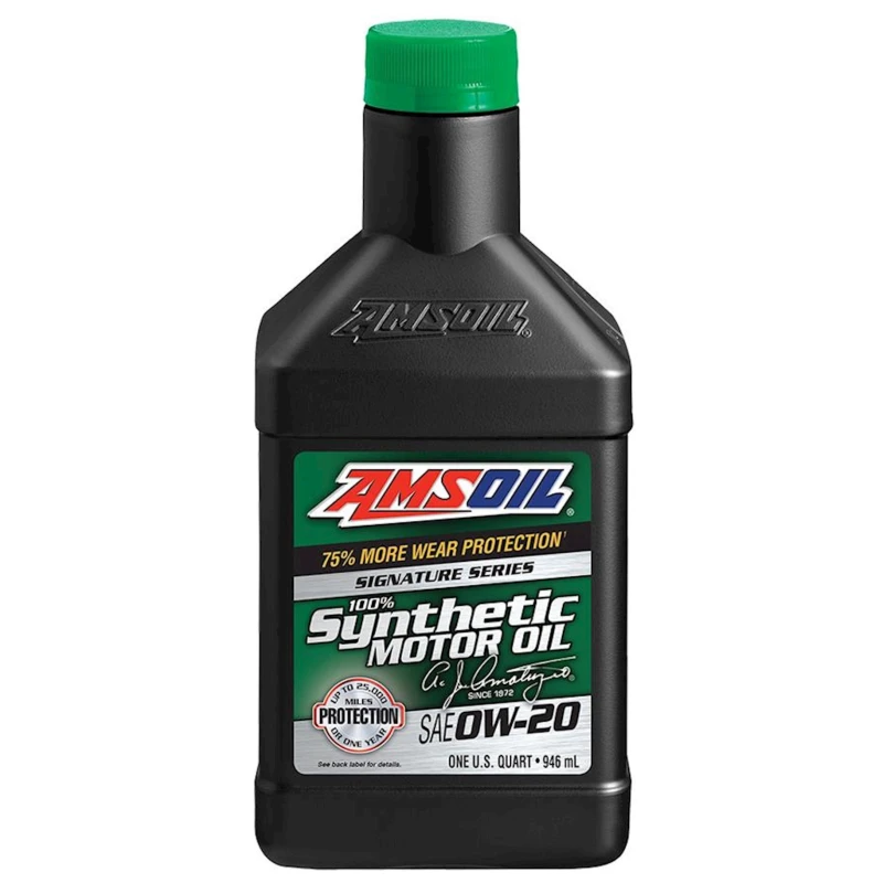 Масло моторное Amsoil Signature Series Synthetic Motor Oil 0W-20, 0.946л ASMQT