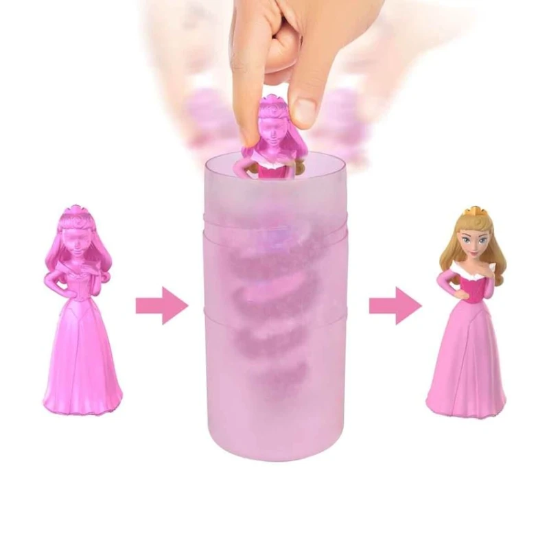 Кукла-сюрприз Mattel Disney Princess Royal Color Reval HXH16, 9 см, 3 года+