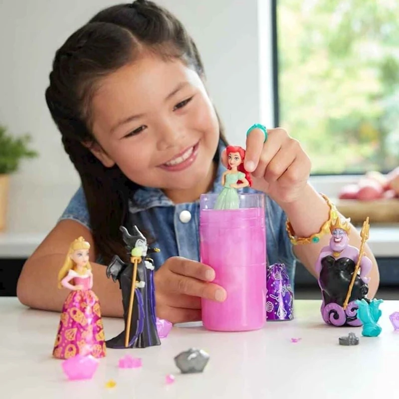 Кукла-сюрприз Mattel Disney Princess Royal Color Reval HXH16, 9 см, 3 года+