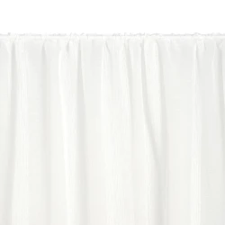 Тюль JYSK Marisko, полиэстер, лента, 300х140 см, белый
