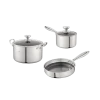 Набор посуды для готовки Winning Product ST-5101, серебристый, 6 предметов Набор посуды для готовки Winning Product ST-5101, серебристый, 6 предметов