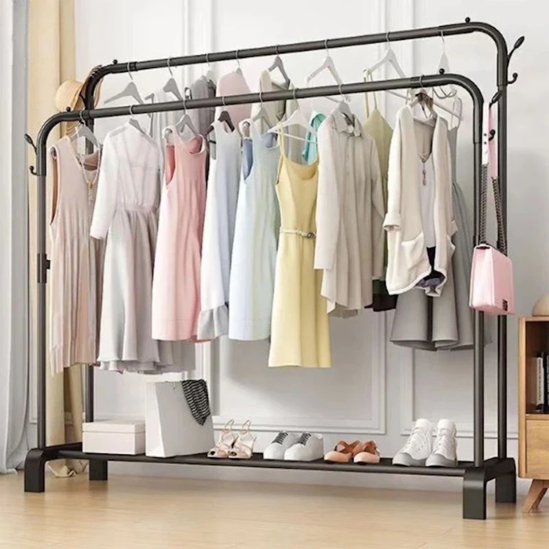 Asılqan QOB786PAS, metal, qara, 150x52x135/154 sm