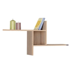 Настенная полка Art Mebel 103, ламинат, 50х100х50 см, коричневая Настенная полка Art Mebel 103, ламинат, 50х100х50 см, коричневая