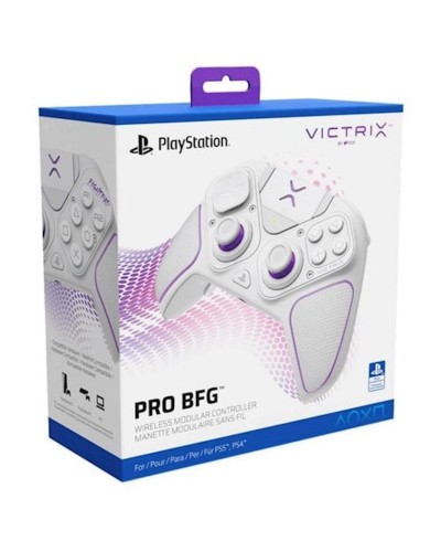 Qeympad PDP Victrix Pro BFG White Wireless Controller for PS5/PS4/PC (708056071967)