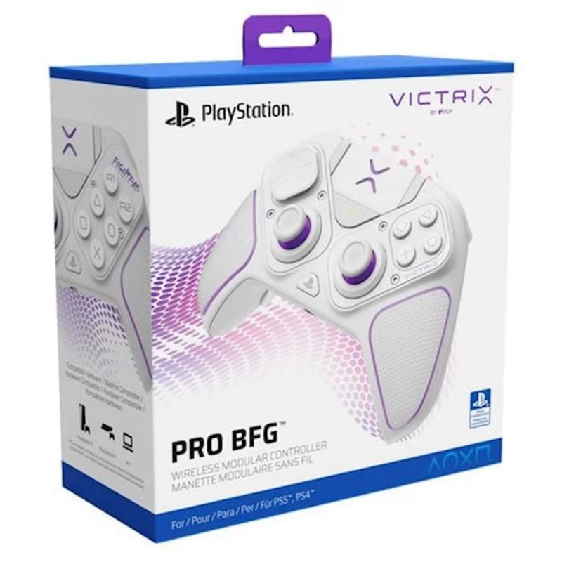Геймпад PDP Victrix Pro BFG White Wireless Controller for PS5/PS4/PC (708056071967) Геймпад PDP Victrix Pro BFG White Wireless Controller for PS5/PS4/PC (708056071967)