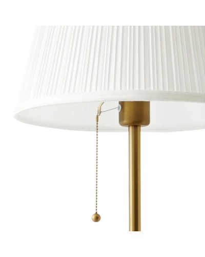 Döşəməüstü lampa IKEA Arstid, 155 sm, ağ/qızılı