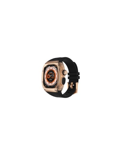 Qayış və çexol SW667 Apple Watch Band Ultra 49 mm üçün Black/Gold