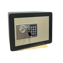 Ofis seyfi, mebel üçün, açarlı və elektron kodlu kilid, 25x30 sm - GM_3910004
