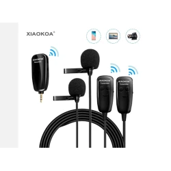 Двойной петличный микрофон Xiaokoa Wireless 3.5 мм