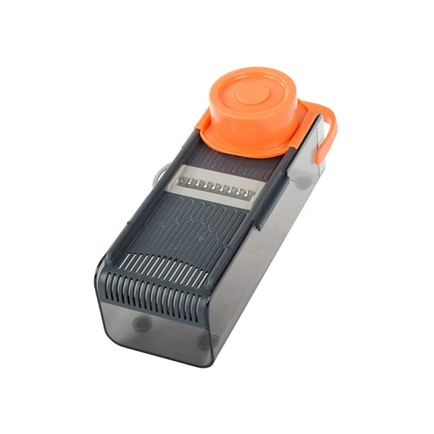 Фрукто-овощерезка Fruitgrater, пластик/сталь, серый/оранжевый