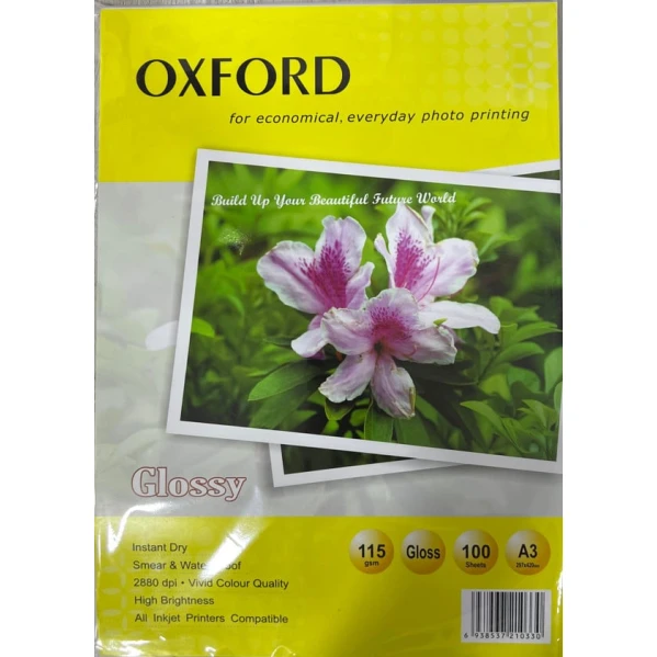 Фотобумага Oxford, A3, 115 gsm, 100 листов Фотобумага Oxford, A3, 115 gsm, 100 листов