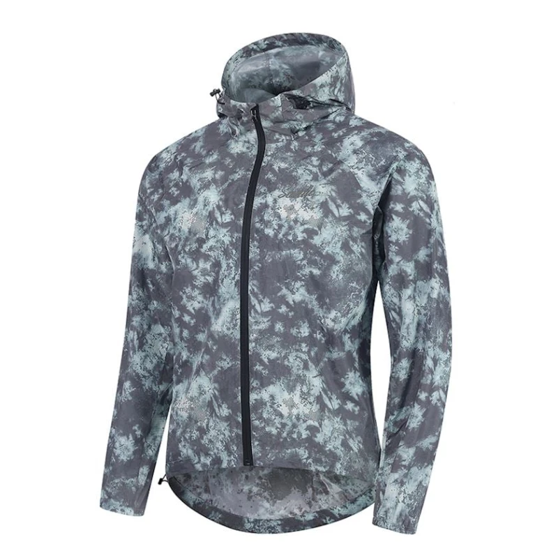 Велокуртка мужская Santic 3C07043V, серая, полиэстер, размер L