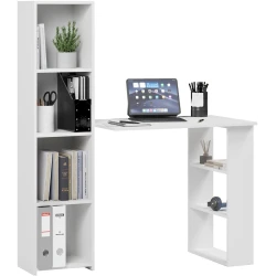 Письменный стол Mio Tesoro Asti 4, ЛДСП, белый, 138.1x50x115 см