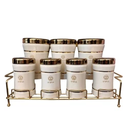 Ədviyyat üçün qab dəsti MagiDeal SE168, bej, 7 əd Ədviyyat üçün qab dəsti MagiDeal SE168, bej, 7 əd