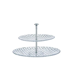 Этажерка Nachtmann Bossa Nova, 32х23 см, хрусталь, прозрачный Этажерка Nachtmann Bossa Nova, 32х23 см, хрусталь, прозрачный