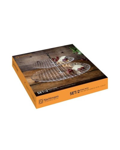 Etajer Nachtmann Bossa Nova, 32х23 sm, büllur, şəffaf