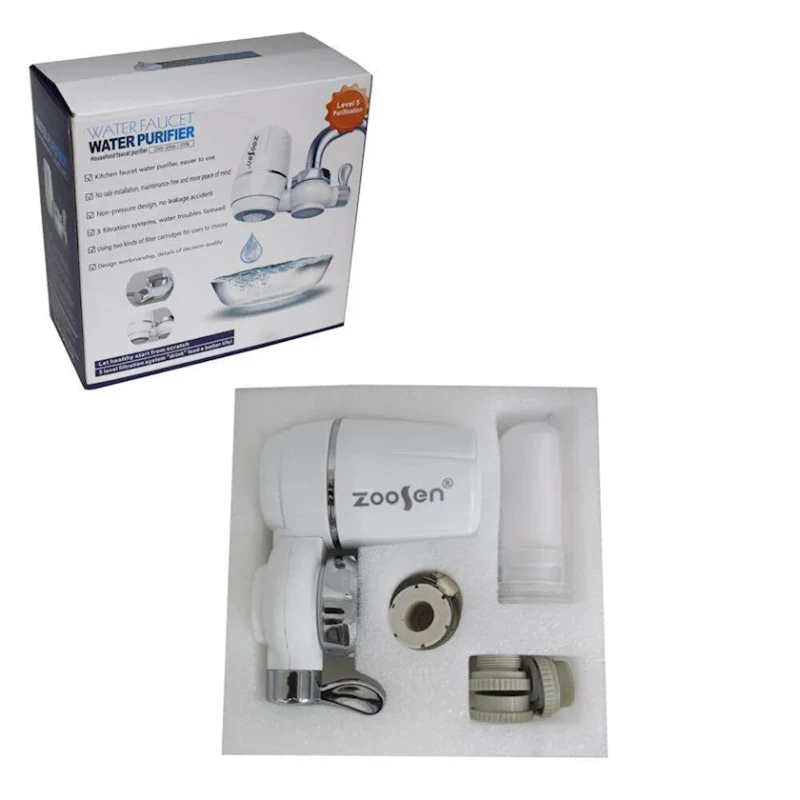 Насадка на кран Zoosen водоочиститель, белая Насадка на кран Zoosen водоочиститель, белая