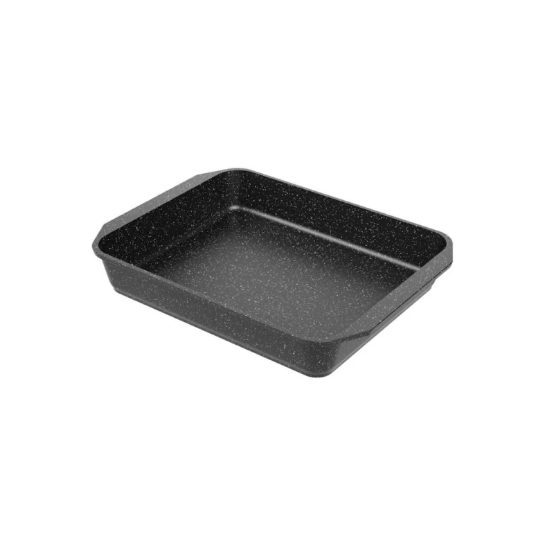 Противень Мечта Гранит 94802, гранит, черный, 27х36 см