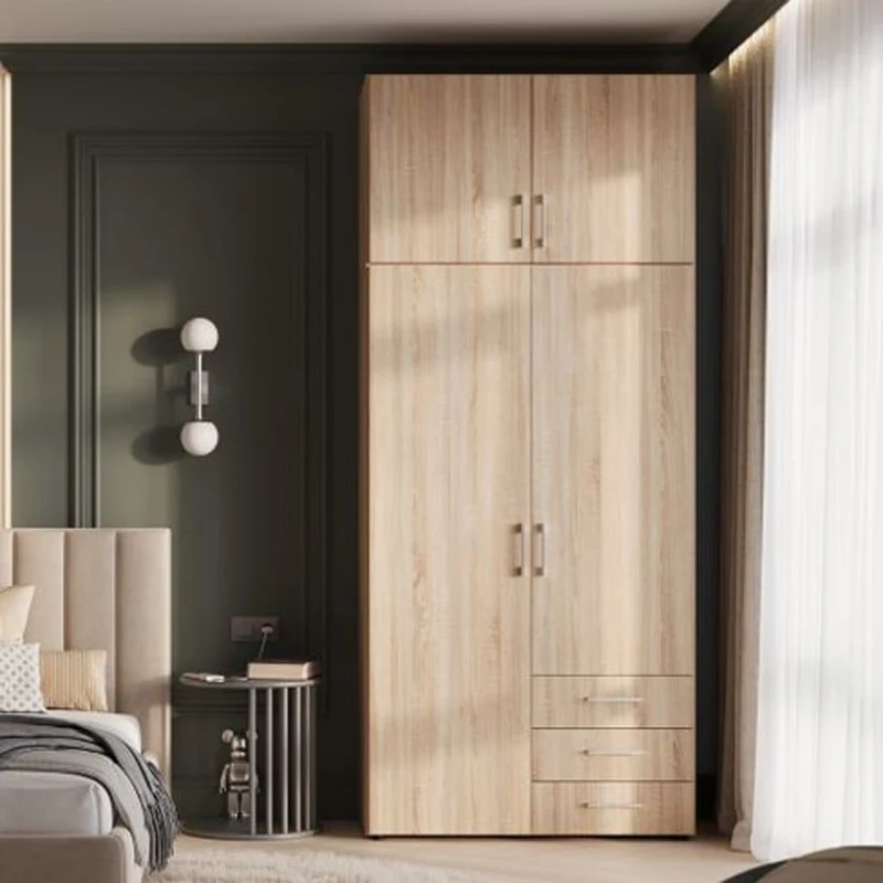 Шкаф Art Mebel Art-80-31, бежевый, ламинат, 210х80х50 см Шкаф Art Mebel Art-80-31, бежевый, ламинат, 210х80х50 см