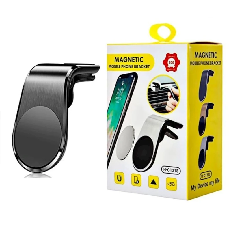 Avtomobil üçün telefon tutacağı H-CT318 Black Avtomobil üçün telefon tutacağı H-CT318 Black