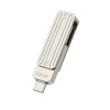 Флеш память USB Wiwu Wi-FD001 3in1 USB3.2 USB-A + Lightning + Type-C OTG 128 GB