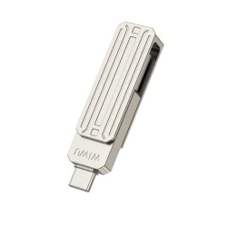 Флеш память USB Wiwu Wi-FD001 3in1 USB3.2 USB-A + Lightning + Type-C OTG 128 GB