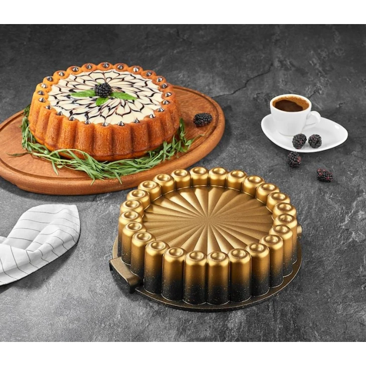 Форма для пирога Serwant G-420 Tartty Cake Gold, 24 см Форма для пирога Serwant G-420 Tartty Cake Gold, 24 см
