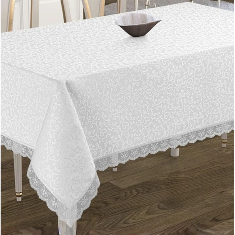 Скатерть Sahara SHA-0000311 160x220 см, белый Скатерть Sahara SHA-0000311 160x220 см, белый