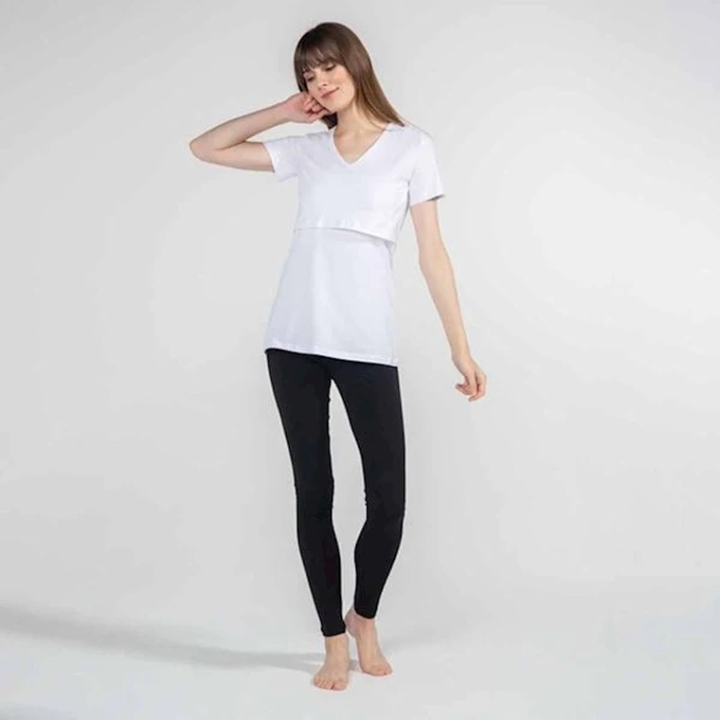 Майка для кормящих мам Funna Mamma Nora, S, белая