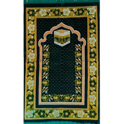Коврик для намаза 008, зеленый