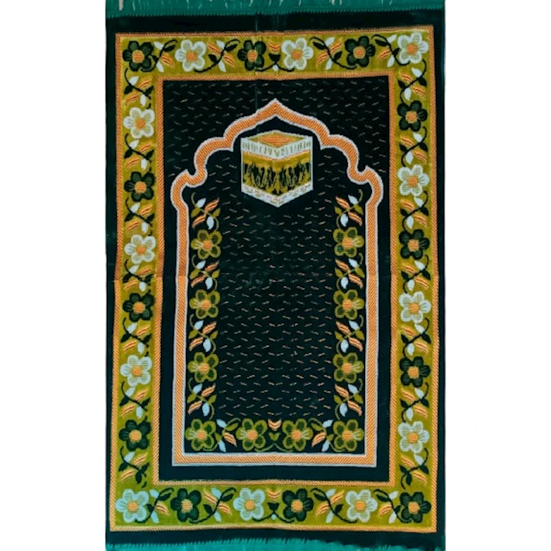 Коврик для намаза 008, зеленый