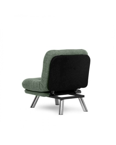 Kreslo Futon Misa LN070, 70x78x85 sm, yaşıl