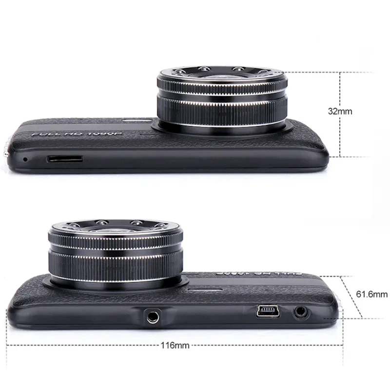 Видеорегистратор Car DVR Dual Dash Cam, Black