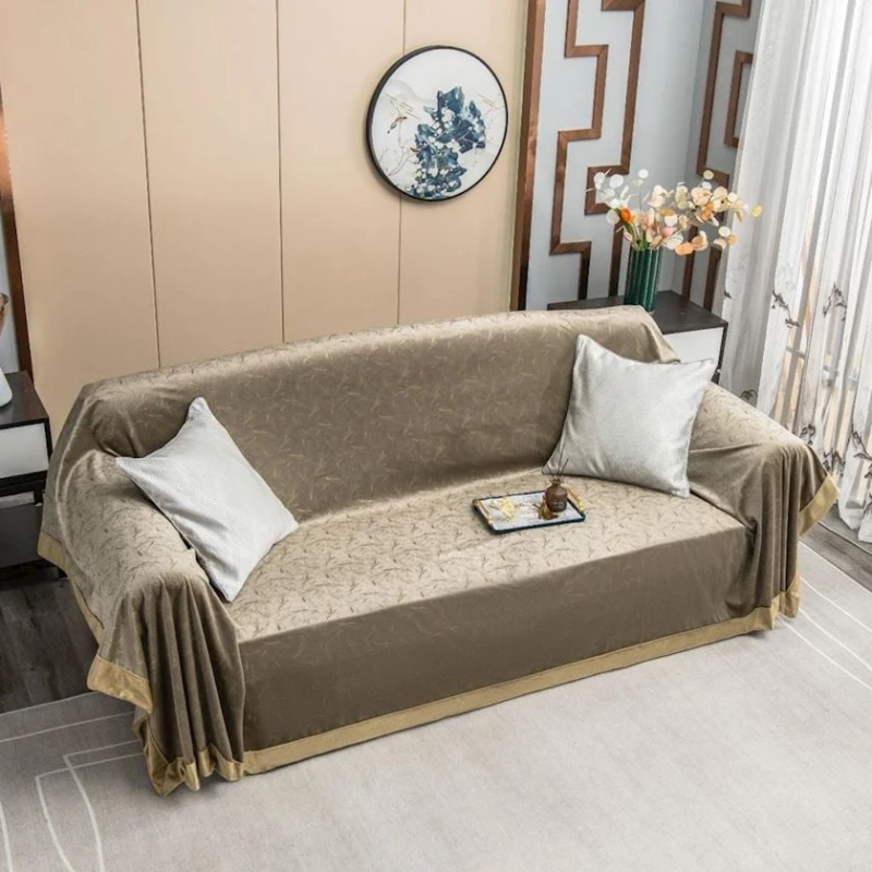 Накидка для диван Sahara SHA-000053, 170х300 см, велюр, магнитная, золотистая Накидка для диван Sahara SHA-000053, 170х300 см, велюр, магнитная, золотистая