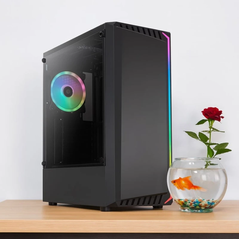 Настольный компьютер AeroCool Intel i3-8100 8GB RAM 480GB SSD 500GB HDD GT 730 Bluetooth Wi-Fi RGB Настольный компьютер AeroCool Intel i3-8100 8GB RAM 480GB SSD 500GB HDD GT 730 Bluetooth Wi-Fi RGB