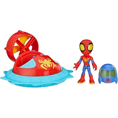 Игровой набор Hasbro Spidey & His Amazing Friends Hover Spinner Vehicle F6775, товар в ассортименте Игровой набор Hasbro Spidey & His Amazing Friends Hover Spinner Vehicle F6775, товар в ассортименте