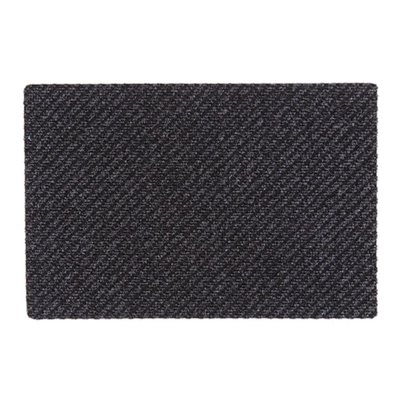 Коврик придверный Lako Diagonal, 40x60 см, полипропилен, черный/серый Коврик придверный Lako Diagonal, 40x60 см, полипропилен, черный/серый