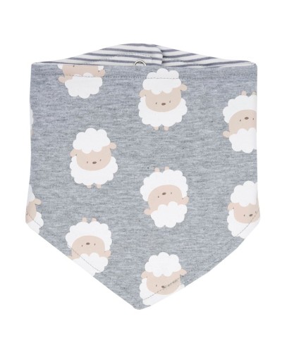 Bandana-döşlük Chicco 32924-95, pambıq, boz