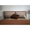Двуспальная кровать Art_ikili_yataq (180) 15, ламинат, коричневая, 120x180x200 см