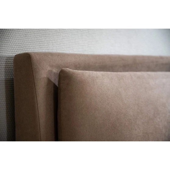 Двуспальная кровать Art_ikili_yataq (180) 15, ламинат, коричневая, 120x180x200 см