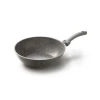 Сковорода глубокая Accademia Mugnano Cuore di Pietra Saltapasta, 28 см, алюминий, с антипригарным покрытием и ненагревающейся ручкой, серый