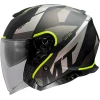 Мотошлем MT Helmets Thunder 3 SV Jet Bow A3 Matt Fluor Yellow, размер XS