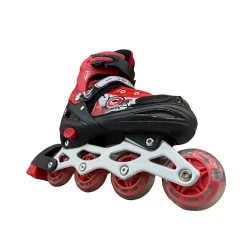 Роликовые коньки для детей 8808C, размер S (29-33), красный/черный Роликовые коньки для детей 8808C, размер S (29-33), красный/черный