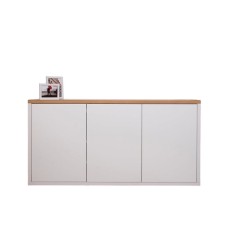 Komod Ev Plus 12115838, LDSP, ağ/qəhvəyi, 170x40x80 sm