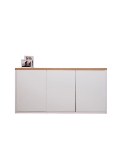 Komod Ev Plus 12115838, LDSP, ağ/qəhvəyi, 170x40x80 sm