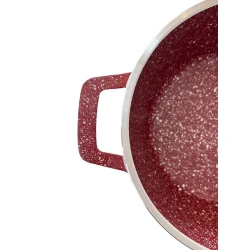 Набор посуды для готовки Unique: 4 шт кастрюли 20/24/28/32 см, 1 шт сковорода 28 см, красный Набор посуды для готовки Unique: 4 шт кастрюли 20/24/28/32 см, 1 шт сковорода 28 см, красный