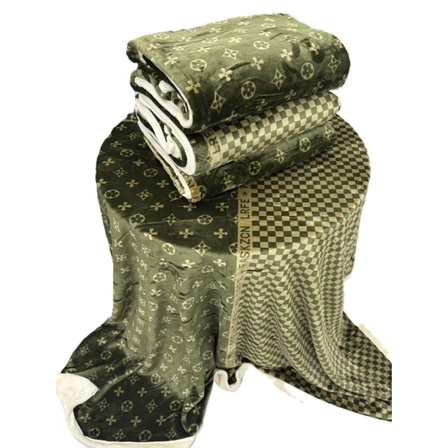 Örtük-şal Annaberry SHA-00003369, yaşıl, 160x230 sm